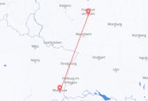 Flights from Basel in Switzerland to Frankfurt in Germany