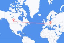 加拿大出发地 劳埃德明斯特飞往加拿大目的地 布达佩斯的航班