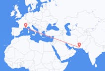 Flüge von Turbat, Pakistan nach Toulon, Frankreich