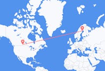 Flyrejser fra Regina, Canada til Luleå, Sverige