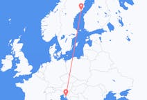 Loty z Rijeka, Chorwacja z Umeå, Szwecja