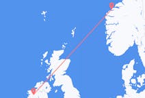 出发地 挪威从 奥勒松目的地 爱尔兰Knock的航班