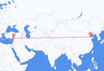 Flyreiser fra Dongying, Kina til Hatay Province, Tyrkia