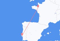 Vluchten van Lissabon, Portugal naar Rennes, Frankrijk
