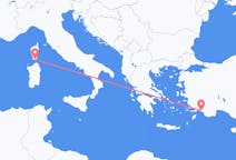 Flyrejser fra Dalaman, Tyrkiet til Figari, Frankrig