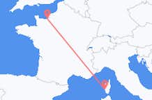 Flyrejser fra Deauville til Ajaccio