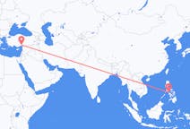 Flyg från Caticlan, Filippinerna till Adana, Turkiet