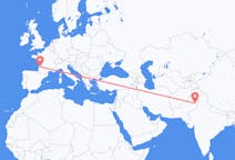 Flyrejser fra Faisalabad-distriktet, Pakistan til Bordeaux, Frankrig