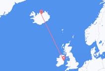 Vols d’Akureyri, Islande pour Dublin, Irlande