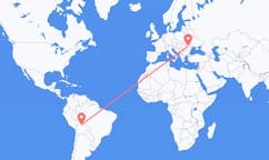 Flyg från Trinidad, Bolivia till Bacau, Bolivia