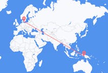 Flights from Timika, Indonesia to Copenhagen, Denmark