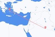 Flights from Rafha, Saudi Arabia to Mykonos, Greece