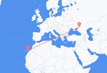 Fly fra Fuerteventura til Rostov ved Don