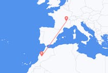 Flyrejser fra Marrakech, Marokko til Lyon, Frankrig