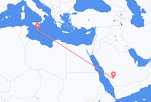 出发地 沙特阿拉伯出发地 碧沙目的地 马耳他瓦莱塔的航班
