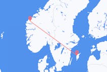 Flights from Volda, Norway to Visby, Sweden