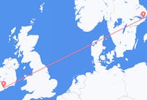 Vluchten van Cork, Ierland naar Stockholm, Zweden