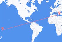 Flights from Taveuni, Fiji to Santorini, Greece