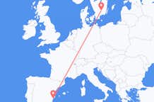 Flyrejser fra Alicante til Växjö
