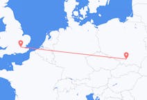 Flights from Krakow to London