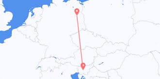 Flyreiser fra Slovenia til Tyskland