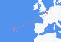 Flights from Paris, France to Graciosa, Portugal