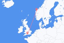 Flights from Volda, Norway to Bournemouth, the United Kingdom