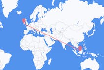 Flyreiser fra Bintulu, Malaysia til Shannon, County Clare, Irland