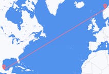 Flyreiser fra Veracruz, til Kristiansund
