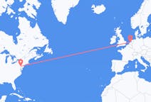 Flyrejser fra Lancaster til Amsterdam
