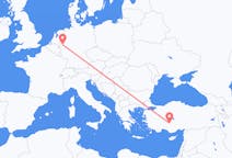Flyg från Konya, Turkiet till Düsseldorf, Tyskland