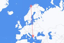Vluchten van Narvik, Noorwegen naar Preveza, Griekenland