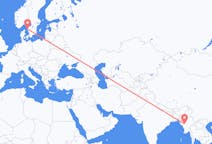 Flüge von Magwe, Myanmar nach Göteborg, Schweden