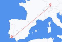 Flyreiser fra Faro-distriktet, Portugal til Friedrichshafen, Tyskland