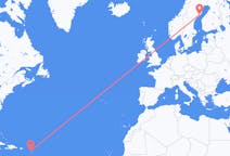 Flyg från Antigua, Antigua och Barbuda till Umeå, Sverige