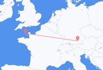 Flyreiser fra Saint Peter Port, Guernsey til München, Tyskland