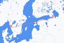 ロシアのから サンクトペテルブルク、スウェーデンのへ ヨーテボリフライト