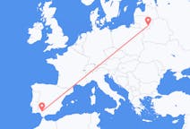 出发地 立陶宛出发地 维尔纽斯目的地 西班牙塞维利亚的航班