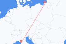 Loty z miasta Kaliningrad do miasta Piza