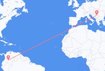 Flyg från La Macarena, Colombia till Belgrad, Serbien