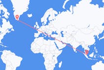 Flyreiser fra Singapore, Singapore til Narsaq, Grønland