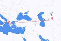 Flyrejser fra Urgentj, Usbekistan til Preveza, Grækenland