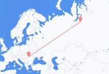 Flights from Novy Urengoy, Russia to Cluj-Napoca, Romania