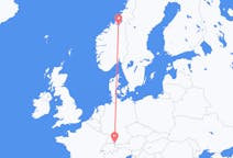 Flights from Friedrichshafen, Germany to Trondheim, Norway