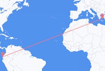 Flights from Manta, Ecuador to Naxos, Greece