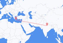 Vluchten van Kanpur, India naar Iraklion, Griekenland