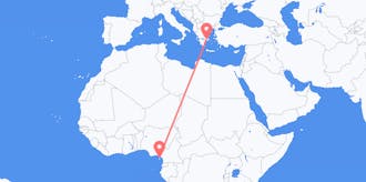Flyrejser fra Ækvatorialguinea til Grækenland
