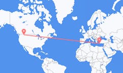 Flights from Kalispell to Rhodes