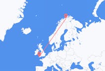 Flights from Newquay, England to Alta, Norway