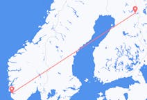 Loty z Kuusamo do Stavanger